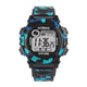 Digital Chronograph Calendar Waterproof One-eye Camouflage Sports Watch