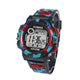 Digital Chronograph Calendar Waterproof One-eye Camouflage Sports Watch