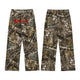 Vintage Street Alphabet Towel Embroidered Camouflage Jeans For Men And Women - My Store