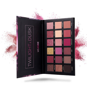 18 Colors Eye Shadow Makeup Palette Matte Shimmer Velvet Pigmented Twilight And Dusk Eyeshadow Powder Make up Cosmetics Set - Topshopshop.fashion