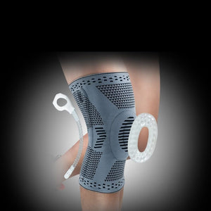 Knee Patella Protector Brace Silicone Spring Knee Pad