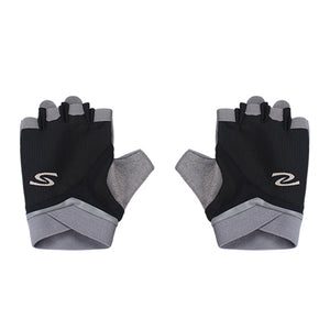 Fingerless fitness gloves