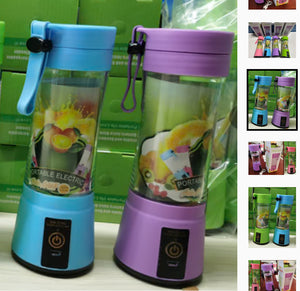 Portable Blender With USB Rechargeable Mini Kitchen Fruit Juice Mixer Home Simple Portable Electric Mini Juicer