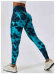 Tie Dye Wide Waistband Active Leggings