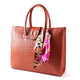 Crocodile ladies bags 2021 new fashion big shoulder bag leather bags wholesale - My Store