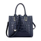 Crocodile Pattern Woven Handbag Women Leather Handbags - My Store