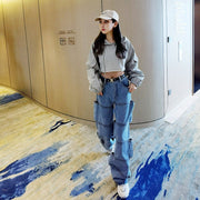 Personality Ripped Jeans Women Fashion Niche Design - My Store