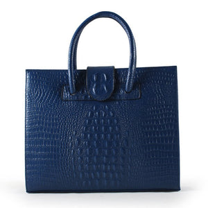 Crocodile ladies bags 2021 new fashion big shoulder bag leather bags wholesale - My Store