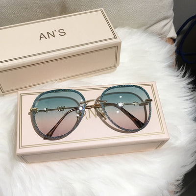 Women glass sun glasses Shades Polarized for Sunglasses - My Store