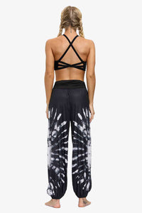 Exotic Style Printed Ruched Pants