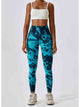 Tie Dye Wide Waistband Active Leggings