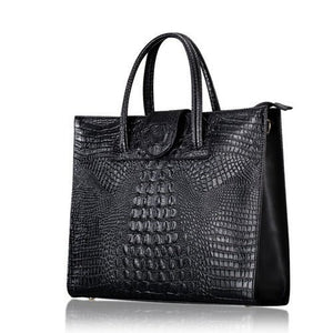 Crocodile ladies bags 2021 new fashion big shoulder bag leather bags wholesale - My Store