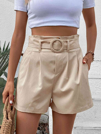 Belted Shorts with Pockets | Topshopshop.fashion