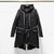 Long Lace Up Hoodie With Cotton Thick Trench Coat For Men And Women - My Store