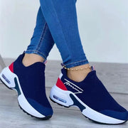 Fashion Sneakers Solid Color Flats-Ladies Shoes Casual Breathable-Comfortable.