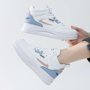 Women White High-top Sneakers