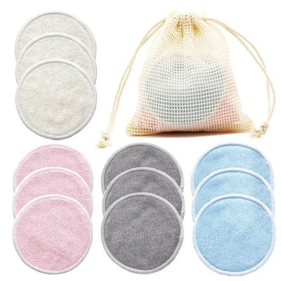 Washable Makeup Remover Pads - 12pc