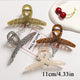 3/4PCS Women Girls Hair Claws Clips Black Cofee Large Claw Clips Ponytail Hairpin Crab Barrette Fashion Hair Accessories Gifts