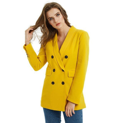 Suit Blazer Jacket For Women Long Coat Suits Office Ladies - My Store