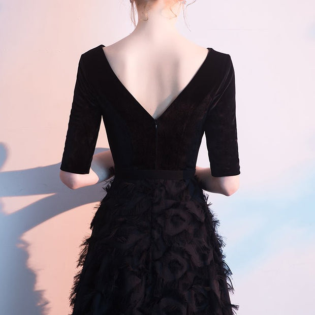 Black Evening Dress Women Noble Elegant And Slim - My Store