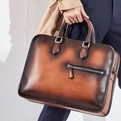 Hand-rubbed Vintage Business Bag - My Store