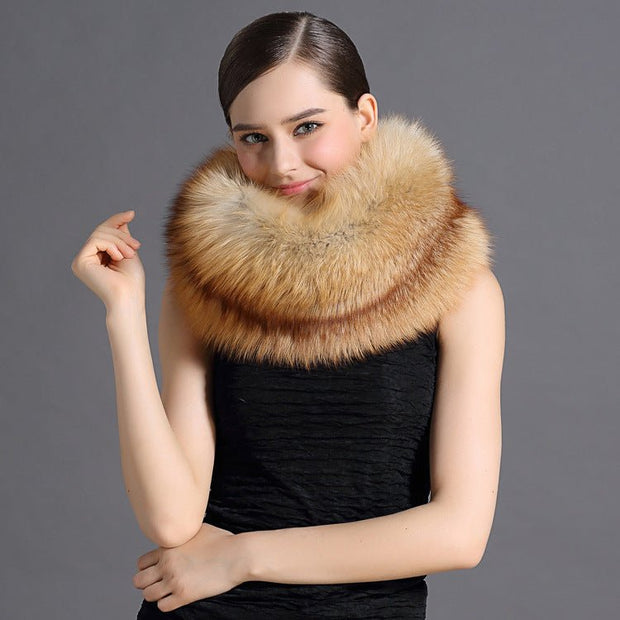 Bib Silver Fur Scarf For Men And Women - My Store