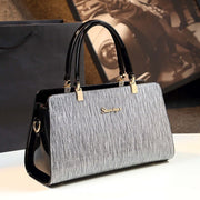 Trendy Mother Atmosphere Middle-aged Messenger Handbag Simple One-shoulder Leather Handbags - My Store
